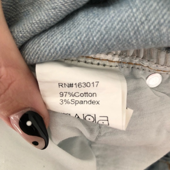 Princess Polly Rosalie Straight Leg Slit Jeans 4 - Picture 8 of 9